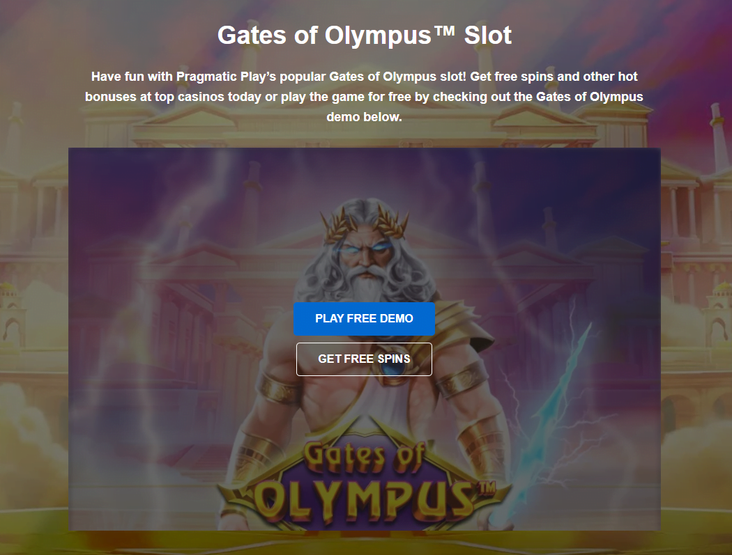 7 slot demo gates of olympus